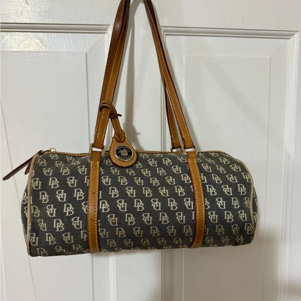 Dooney & Bourke Signature Canvas Barrel Bag - Picture 3 of 5
